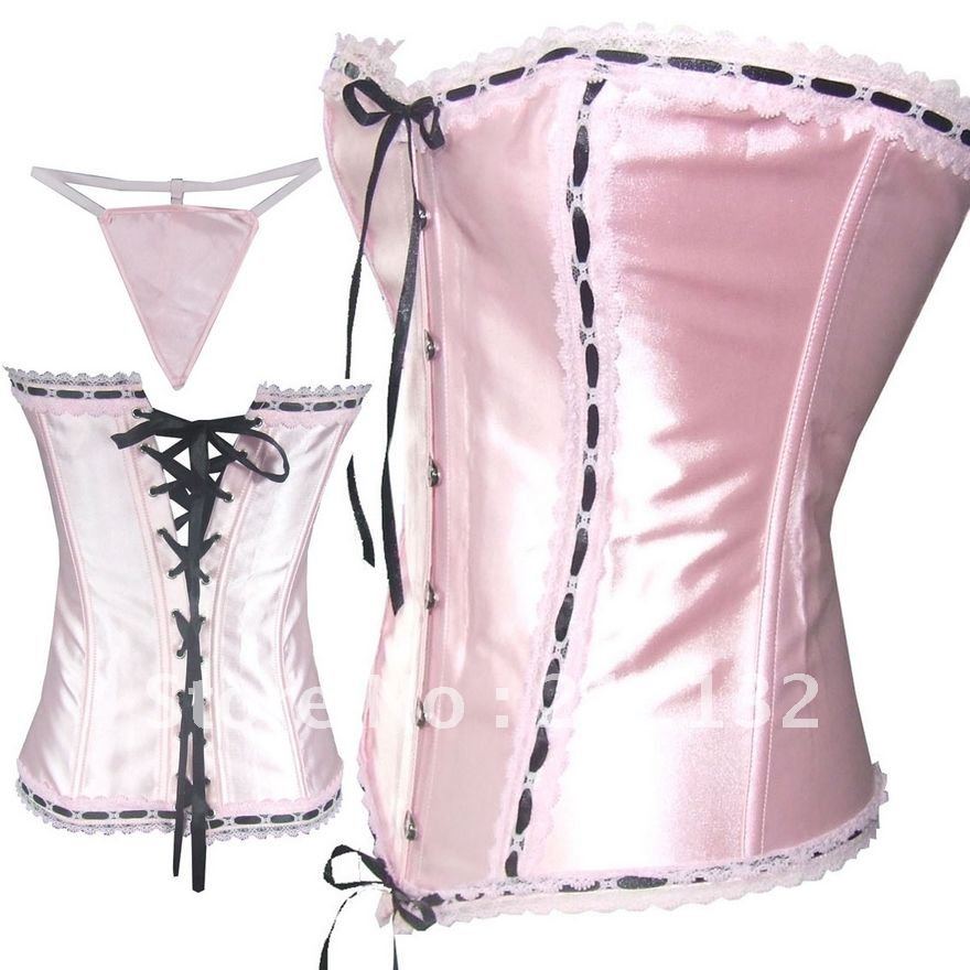 Free Shipping Wholesale Corset Sexy corset Overbust Corset Sexy Busiter Sexy Lingerie S-2XL (W2046)