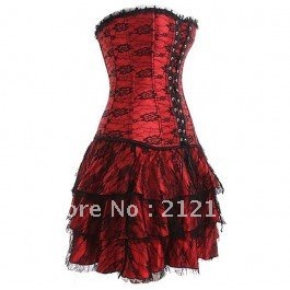 Free Shipping Wholesale Corset Sexy corset Overbust Corset Sexy Busiter Sexy Lingerie S-2XL (W3313-4)