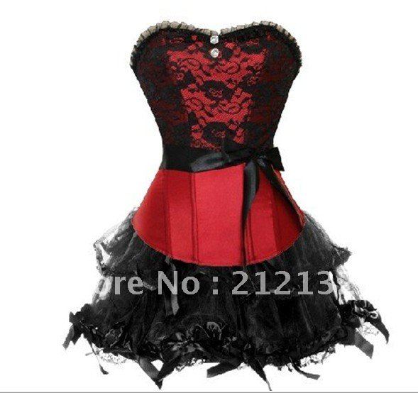 Free Shipping Wholesale Corset Sexy corset Overbust Corset Sexy Busiter Sexy Lingerie S-2XL (W3316-2-2)