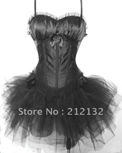 Free Shipping Wholesale Corset Sexy corset Overbust Corset Sexy Busiter Sexy Lingerie S-2XL (W3317-3-2)