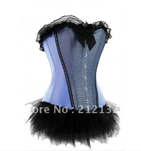 Free Shipping Wholesale Corset Sexy corset Overbust Corset Sexy Busiter Sexy Lingerie S-2XL (W3326-2)