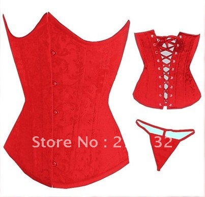 Free Shipping Wholesale Corset Sexy corset Underbust Corset Sexy Busiter Sexy Lingerie S-2XL (W3801-3)