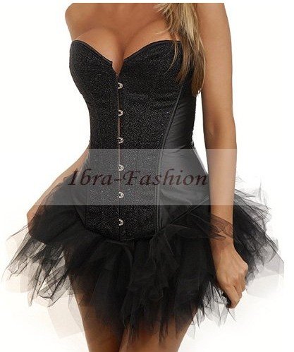 Free Shipping Wholesale Corsets dress champagne color Sexy  Lingerie 8195