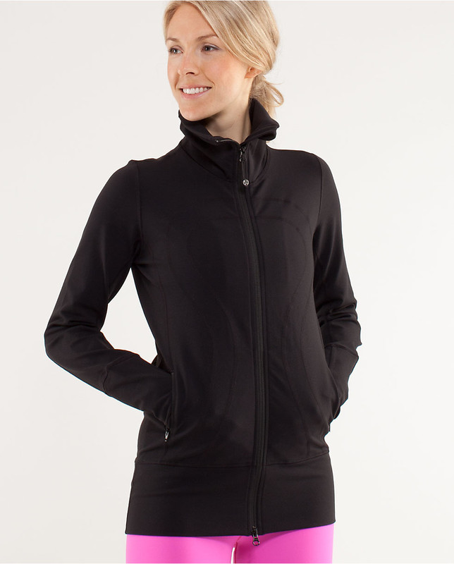 Free Shipping! Wholesale Hot Sale Yoga Brand Lululemon Lady Black Hoody Warm Coat Lululemon Jacket Available size 2 4 6 8 10 12