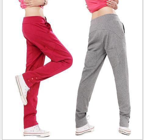 free shipping wholesale Korean Women's Casual Drawstring Sweatpant Sports Harem Pants Trousers w457