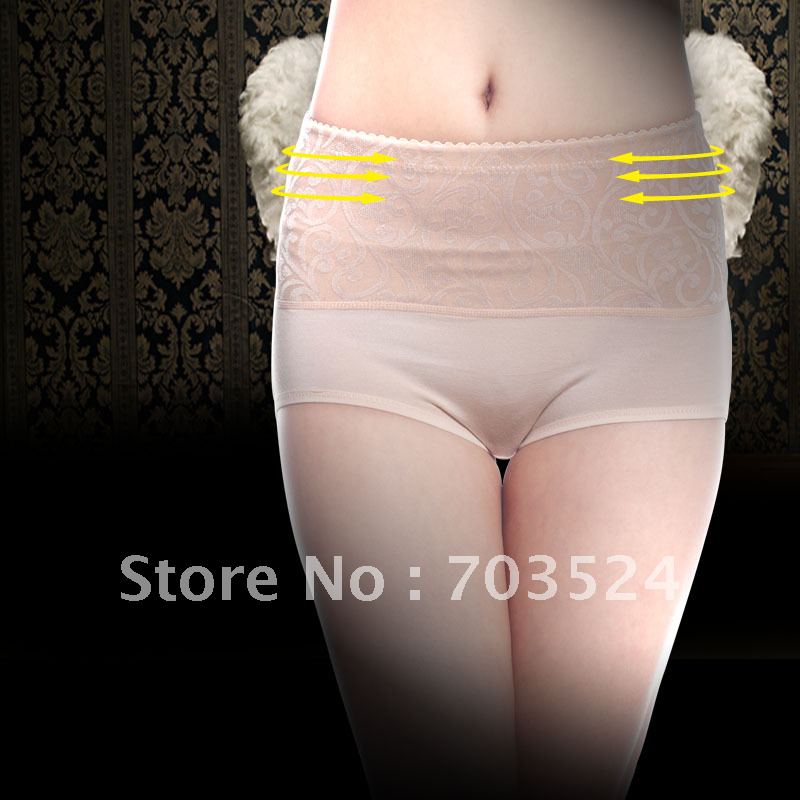 free shipping wholesale New arrival  high waist abdomen drawing butt-lifting panty noble  curve  care body shaping pants