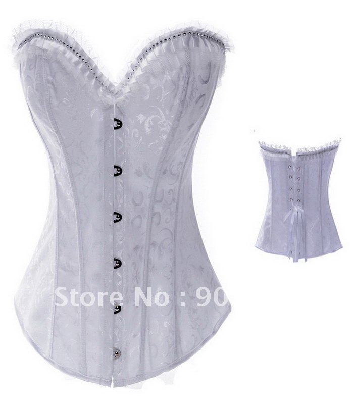 Free shipping wholesale price high quality women bustier corset lingerie corset vest A2801S,M,L,XL