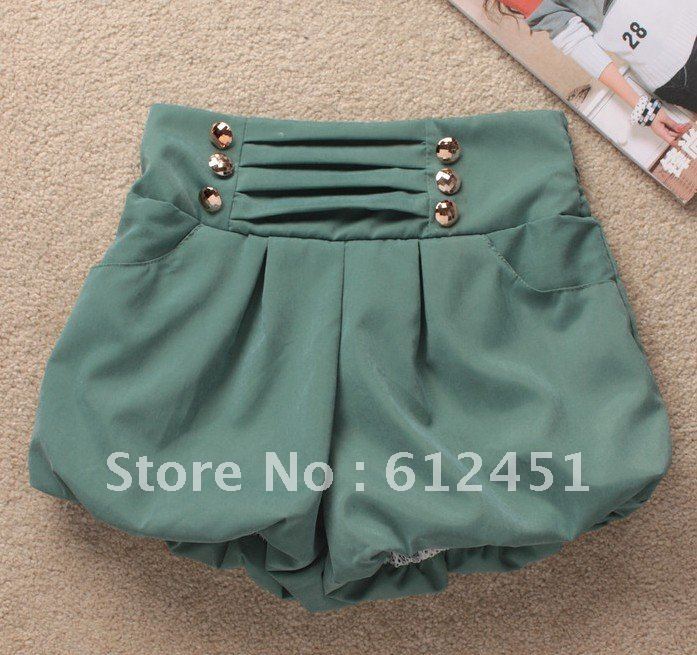 Free Shipping Wholesale/Retail Summer - Korean explosion solid all-match lantern LADIES SHORTS