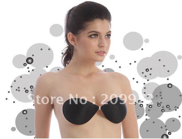 Free Shipping Wholesale,silicone bra,freebra self-Adhesive Strapless Silicone Bra Push Up Enhancer Breast A B C D #0885