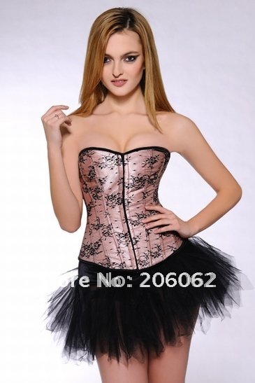 Free shipping- wholesale strapless sexy  corset 100% quality guaranteed