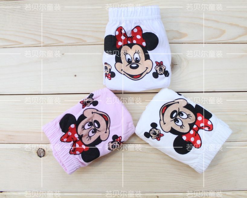 free shipping wholesale12pcs/lot Child 100% cotton underwear panties MICKEY male female child legging briefs