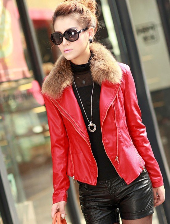 Free shipping!Winter 2012new leather (PU) women's short paragraph coat cultivate one's morality cotton leather jacket size:L-3XL