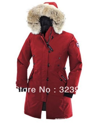 Free shipping winter canada female long downcoat jaket Medium style