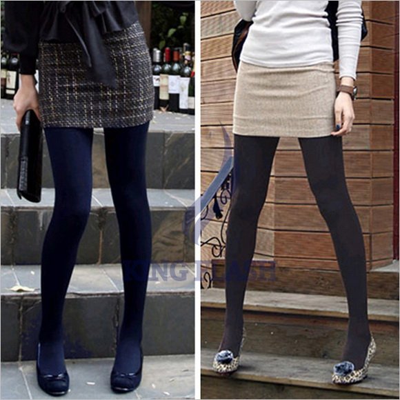 Free shipping Winter Slim Fleece Tights Pantyhose Warmers Leggings Women Stockings 5 Colors