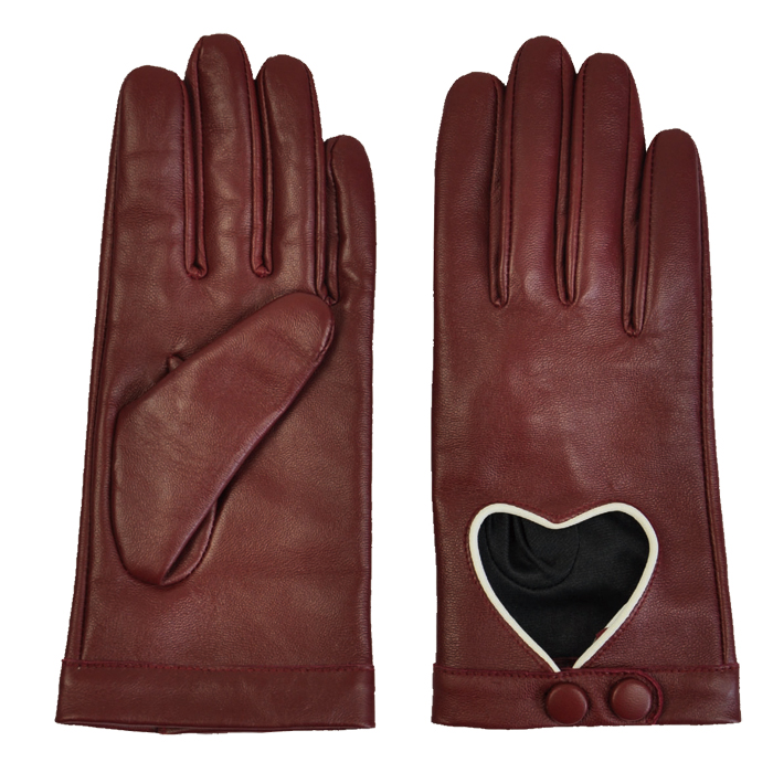 free shipping  winter Women's sheepskin gloves kenmont autumn and winter genuine leather gloves love finger gloves 2980