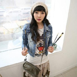 Free Shipping  winter women's woolen short jacket thick honey clothing clothes Wholesale