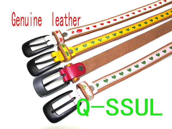 Free shipping/ women belt/The dermis women belt matching black alloy buckle/leather belt/leather girdle/waistband+wholesale