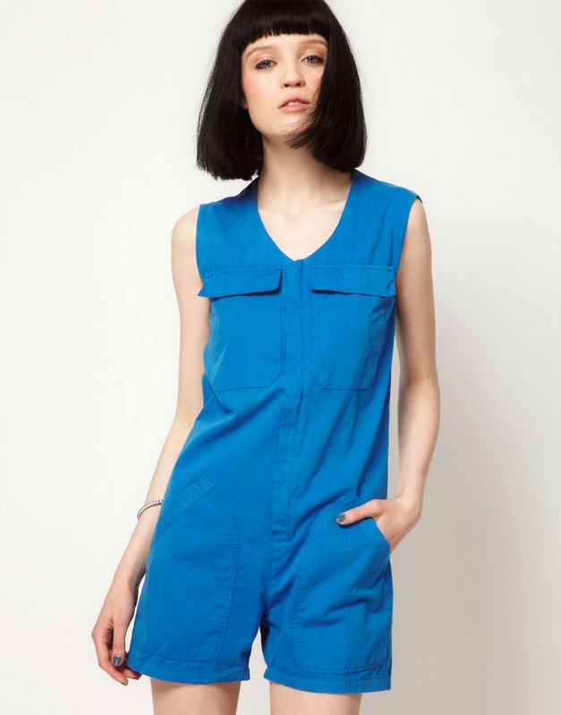 Free shipping! Women fashion one piece short jumpsuit 2012