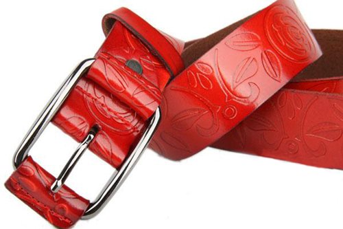 free shipping women genuine leather waist belt, cow leather belt for lady