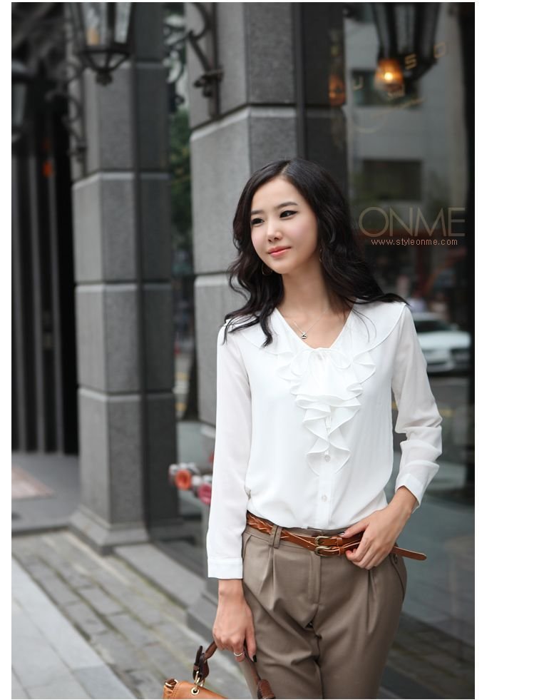 Free shipping women imitated silk  Shirt  Long Sleeve ladies shirt  Fashion Casual Work Women's Shirts(3 color)