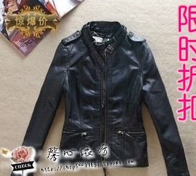 Free shipping women jacket fur leather clothing new arrive  2013 fashion coat for women many color Zar a