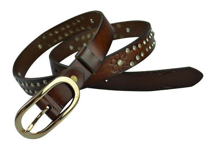 Free shipping/women leather belt /wlb043/steel head/Genuine leather/ancients /fashion belt//retail or wholesale