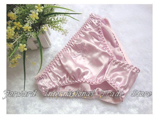 Free shipping/women panties/solid/100% silk material/many colours/size M L XL/S-WZSNK001