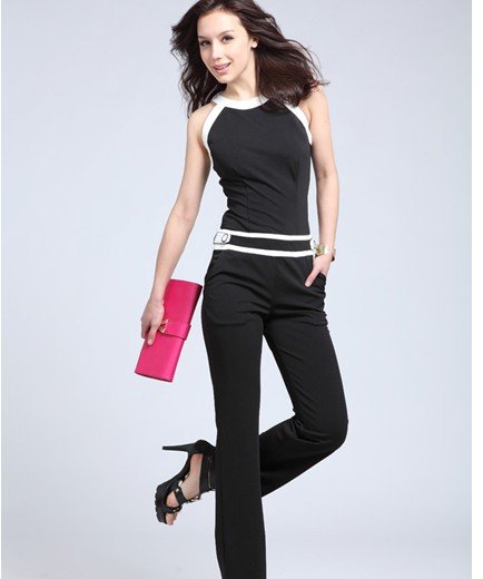 Free Shipping Women's 2012 spring and summer fashion vest Jumpsuits /women's pants/Wholesale/Retail