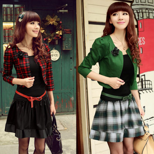 Free Shipping Women's 2013 spring AYILIAN piece set skirt autumn one-piece dress female Wholesale price