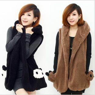 free shipping Women's berber fleece casual fashion vest outerwear 51291