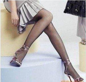 Free Shipping Women's Black Lace  Fishnet  Tights Sexy Pantyhose