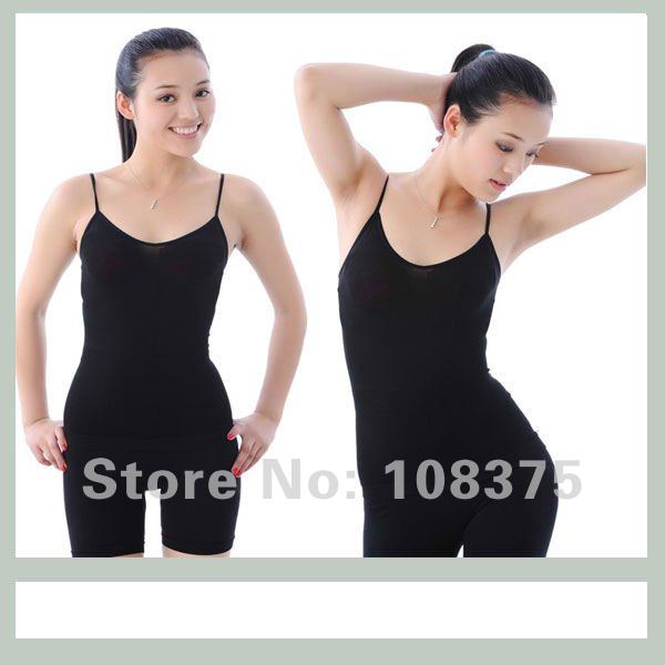 Free shipping  Women's Body Slimming Camisole Body Tops Body Shaper Push Up Breast Vest,retail&wholesale