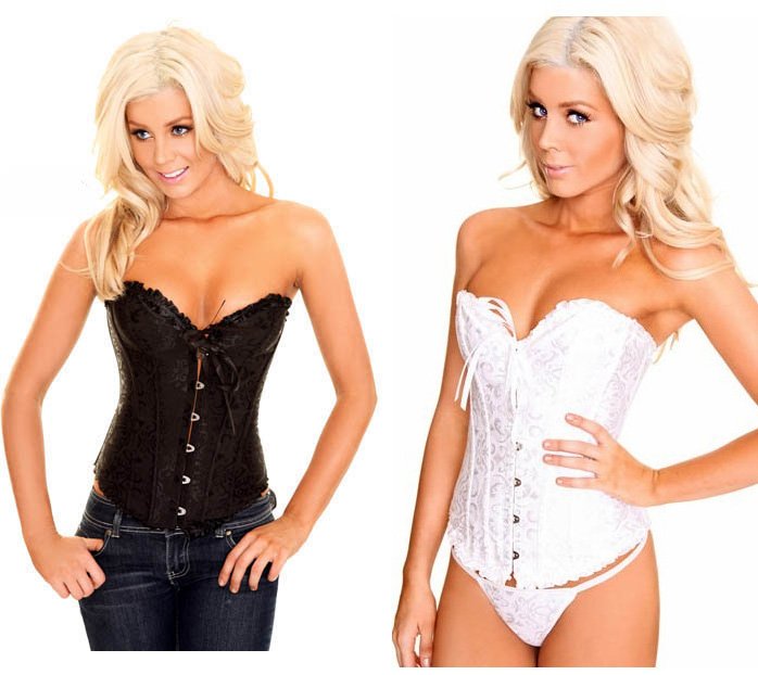 Free shipping-women's bodysuit /bride's sexy corset underwear XS-XXXL.White/black/red-sale