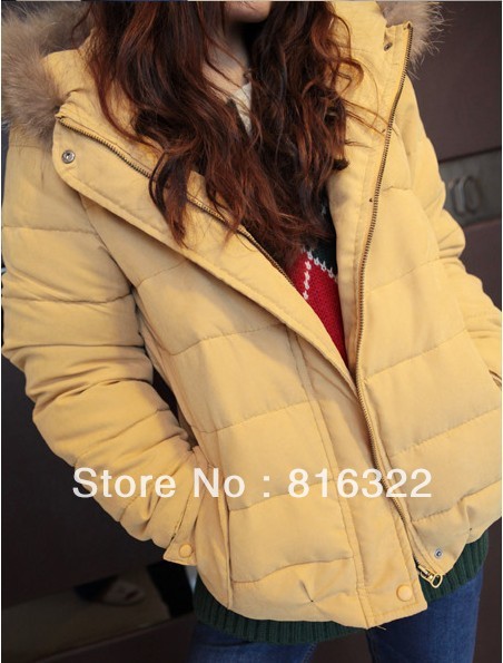 Free Shipping Women's Clothing Winter Coat Cotton-padded Wadded Jacket Outerwear 4 Colors