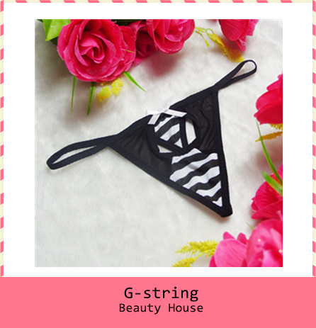 Free shipping Women's Ladies Sexy Bowknot Lace Thongs G-string V-string Panties Knickers Underwear black&white Z0014