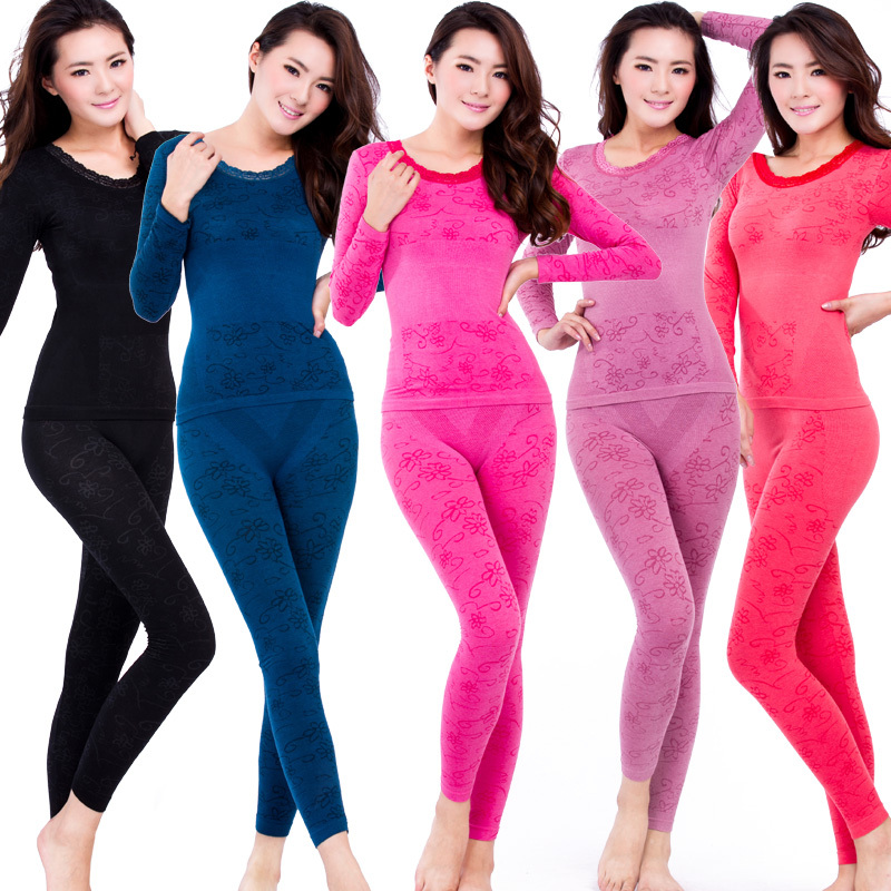 Free shipping women's Long johns long johns slim beauty care elastic seamless thermal underwear