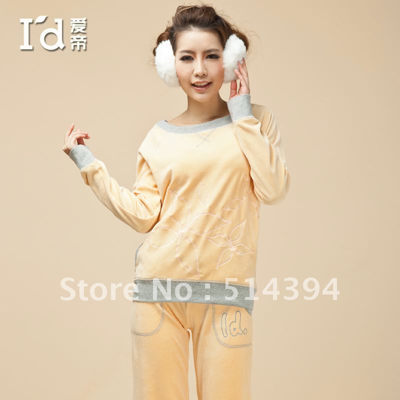 free shipping! Women's longsleeves cotton homewear