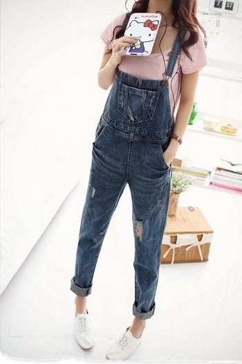 Free shipping Women`s Overalls Jeans, Suspender trousers  Pants Jumpsuit ,