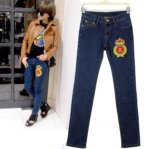 Free shipping Women`s   pencil   Jeans, casual fashionable trousers  Pants