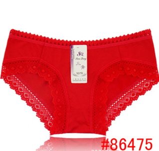 Free shipping!! Women's sexy  lace underwears lacy briefs 80%cotton panties 10pcs/lot colorful #86475