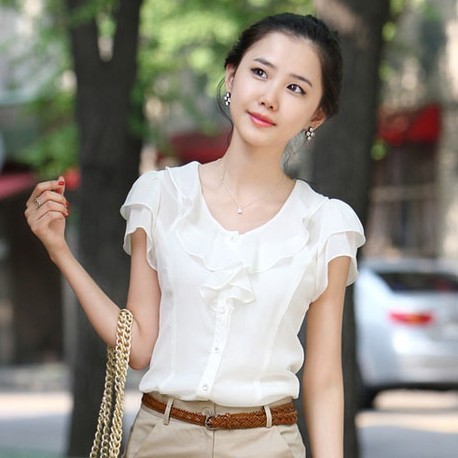 Free shipping Women's skirt 2013 work wear work wear chiffon set female set women's