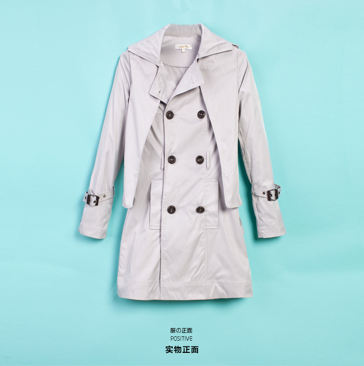 Free Shipping Women's Trench small fresh elegant slim fashion trench  Outerwear