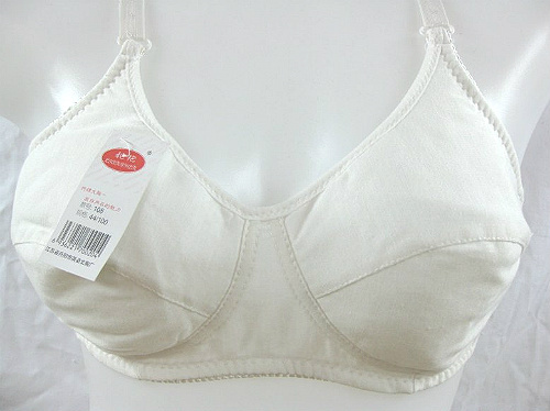 Free shipping Women's underwear 100% cotton bra b cup wireless bra full cup