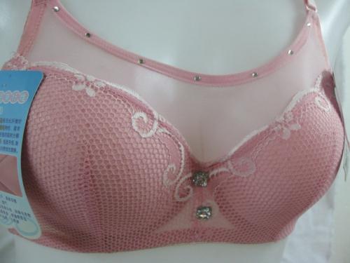 Free shipping Women's underwear bra tube top design with wire Pink