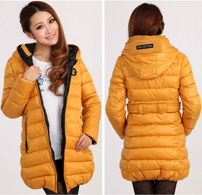 Free shipping  women's winter wadded jacket medium-long cotton-padded jacket  women's outerwear shiny outerwear