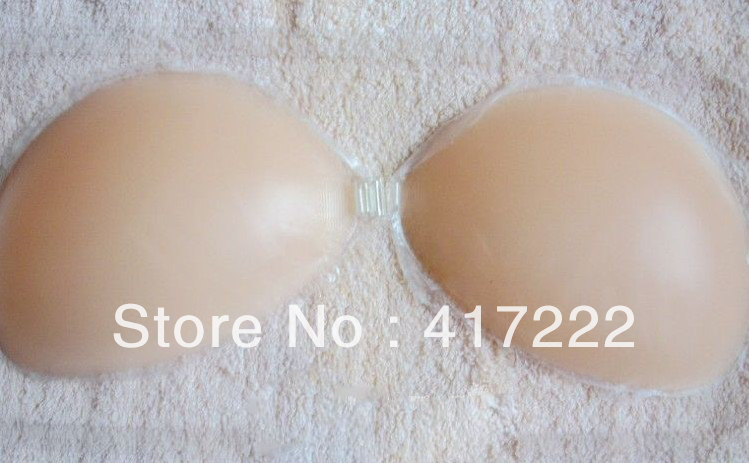 Free Shipping!Women Self-Adhesive Push Up Silicone Strapless Invisible Bra A.B.C.D Cup