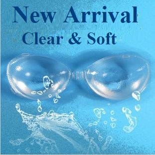 Free Shipping Women Sexy Nude Silicone Invisiable Bra Seamless Self Adhesive Bra Clear and Soft UD-063