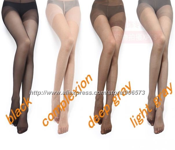 [ Free Shipping ] Womens' Fashion Sexy Corespun Spandex * Thin & Transparent * Stockings 6pair/lot , tights , pantyhose