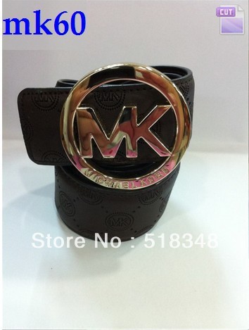 Free shipping womens MK fashion metal buckle pu leather belt& MK top quality retail&wholesale