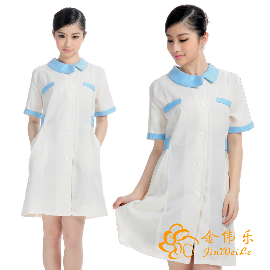 Free shipping !Work wear summer clothes beauty service technician beauty uniforms mr013